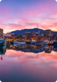 Hobart city view